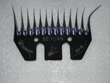 Willpower -  6mm Bevel Combs  -93mm , 95mm, 97mm Wide Sold In Packs Of 5